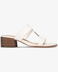 Giani Bernini Women's Almond Toe Stacked Heel Sandals, Macy's Exclusive