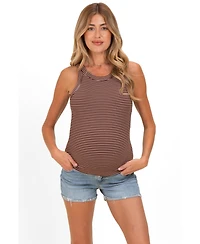 Pinkblush Maternity Light Blue Raw Cuffed Hem Denim Shorts