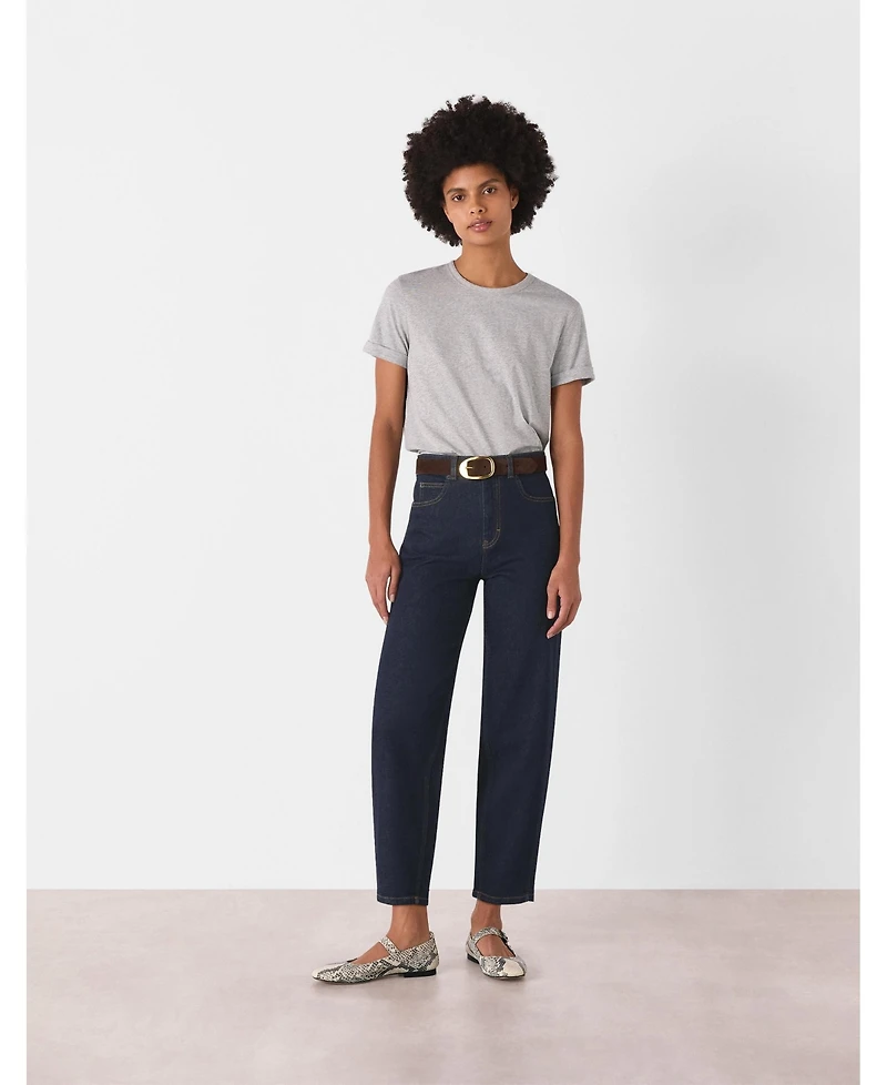 Whistles Women's Stretch Barrel Leg Jeans