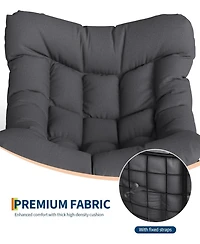 Xo Oversized Papasan Rocking Chair