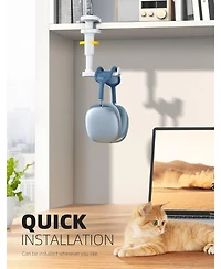 Lamicall Headphone Stand, 360degree(s) Rotating Headphone Hanger, Under Desk for Airpods Max, Sennheiser