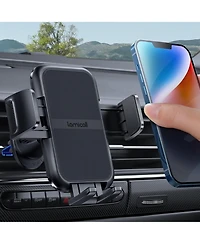 Lamicall Car Air Vent Phone Holder with 4-Lock Stability and Thick Case Friendly Design