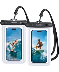 Lamicall 2 Pack Waterproof Phone Pouch Case