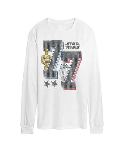 Airwaves Men's Sporty Long-Sleeve Graphic T-Shirt