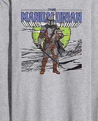 Airwaves Men's The Mandalorian Sword Long-Sleeve Graphic T-Shirt