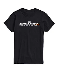 Airwaves Men's Iron Man Logo Short-Sleeve Graphic T-Shirt