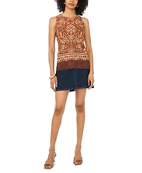 Vince Camuto Women's Back Keyhole Pull-On Tank Top