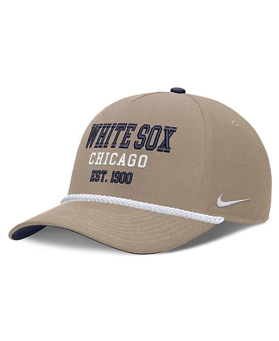 Nike Men's Khaki Chicago White Sox Father's Day Rope Rise Adjustable Hat