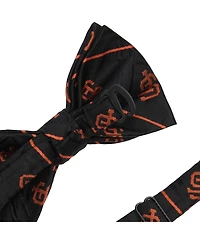 Eagles Wings Men's Black San Francisco Giants Oxford Bow Tie