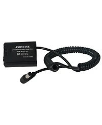 AndyCine Dc Power Cable to Np-FZ100 Dummy Battery Adapter for Sony Alpha A7III, A7RIII and A9