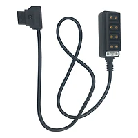 AndyCine D-Tap Male to 4-Ports D-Tap Female Straight Splitter Cable