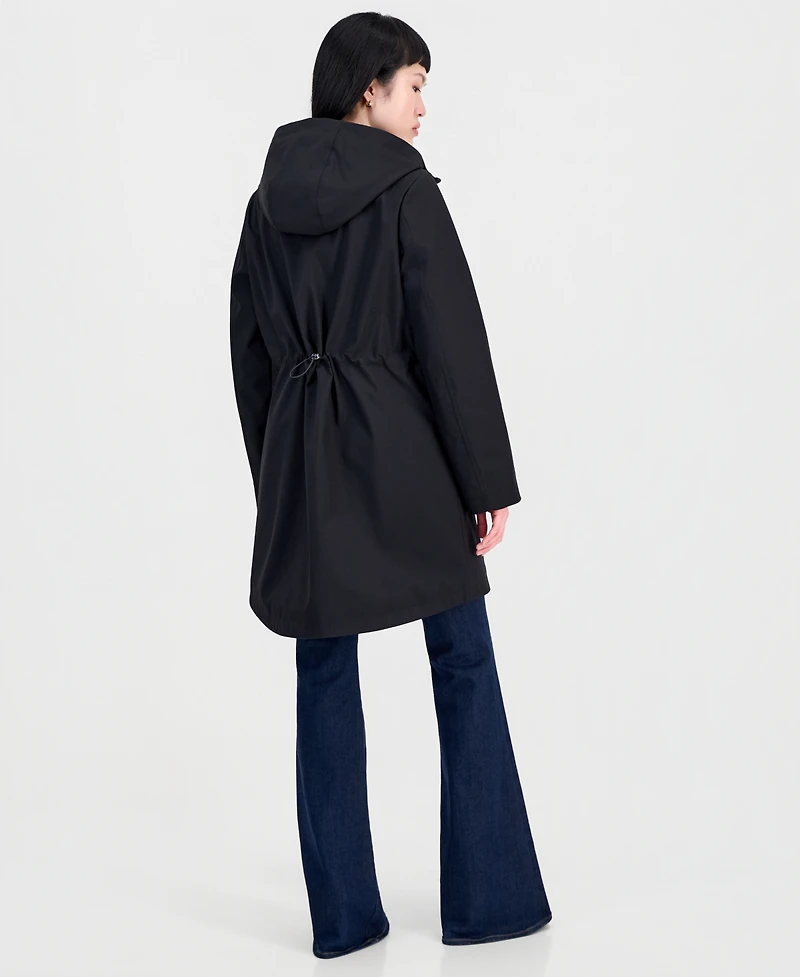 Calvin Klein Women's Hooded Anorak Long-Sleeve Coat, Created for Macy's