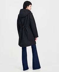 Calvin Klein Women's Hooded Anorak Long-Sleeve Coat, Created for Macy's