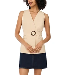 Vince Camuto Women's Sleeveless V-Neck Vest Top