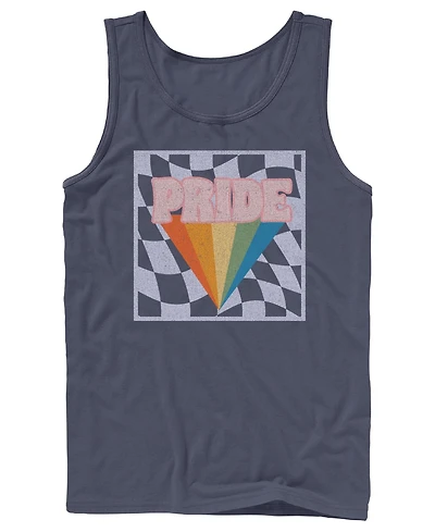 Design By Humans Men's Pride Checkers Sleeveless Tank Top