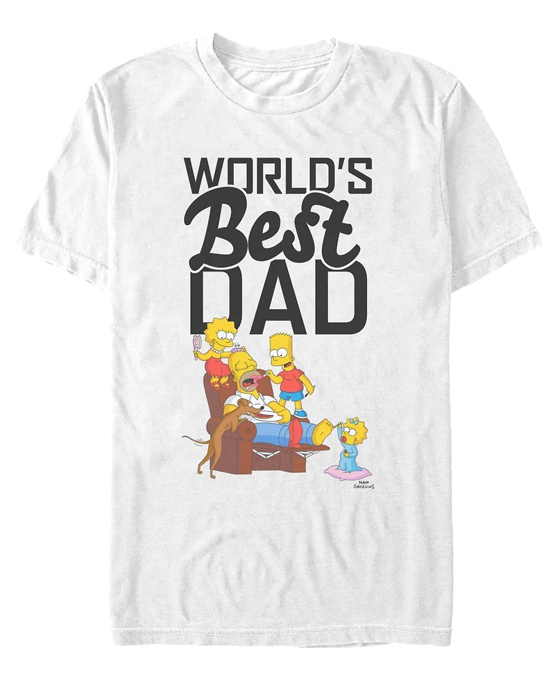 Fifth Sun Men's World's Best Dad Short-Sleeve T-Shirt