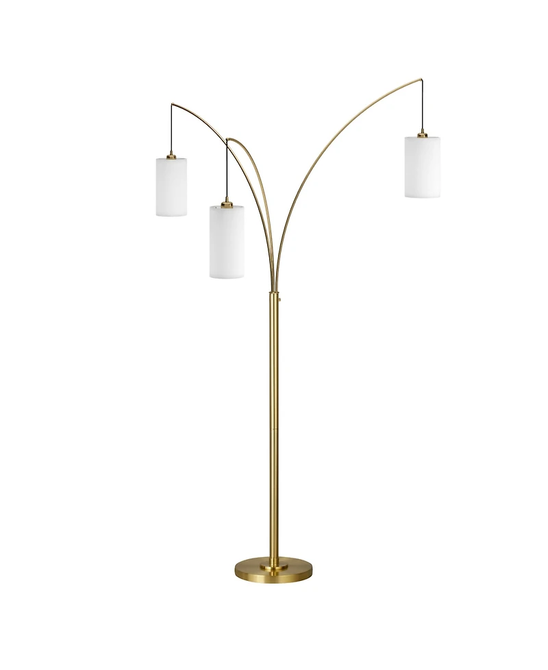 Hudson & Canal 83" Metal Aspen 3-Light Torchiere Floor Lamp