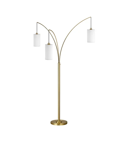 Hudson & Canal 83" Metal Aspen 3-Light Torchiere Floor Lamp