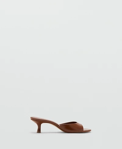 Mango Women's Kitten Heel Sandals