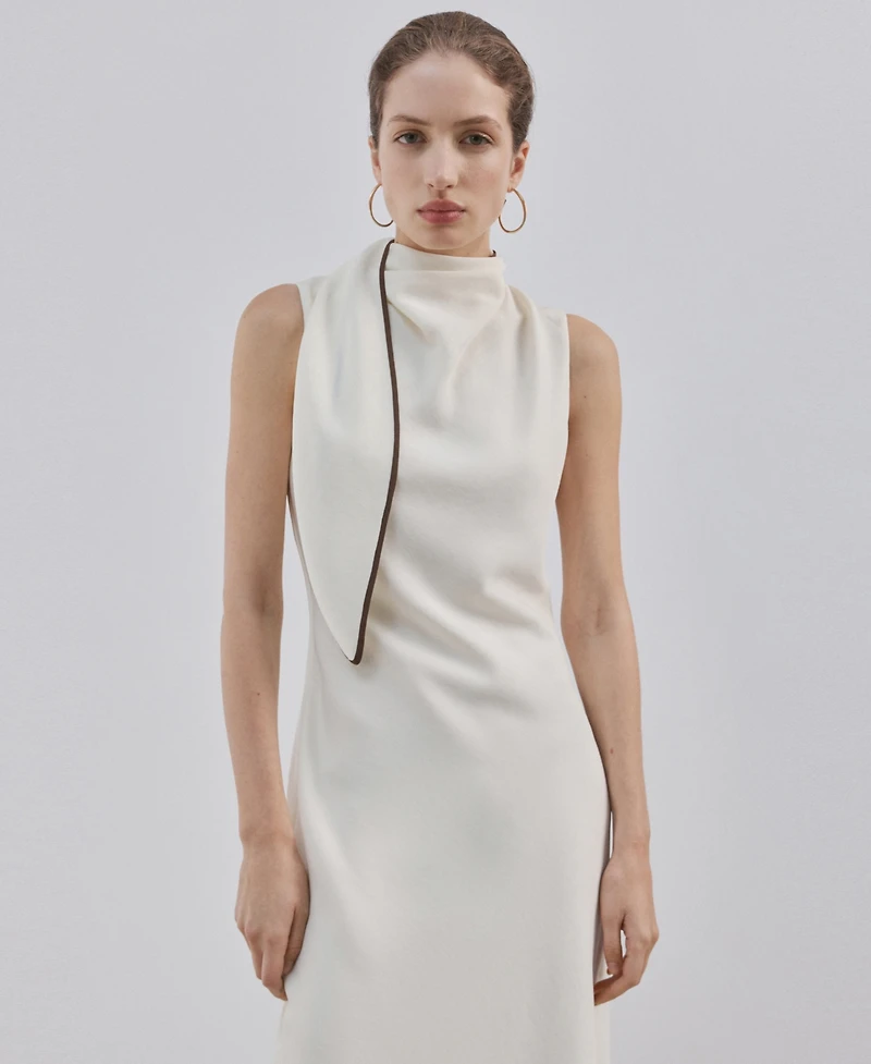 Mango Women's Scarf Detail Dress