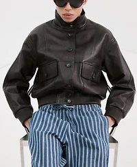 Mango Women's Straight Striped Pants