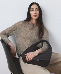 Mango Women's Lurex Knitted Sweater