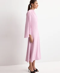 Mango Women's Flared-Sleeve Satin Dress