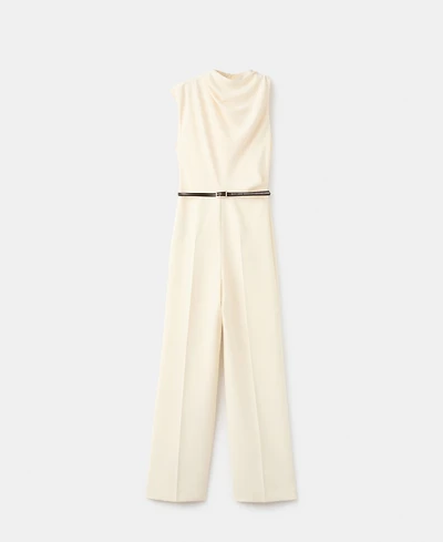 Mango Women's Asymmetric Long Jumpsuit