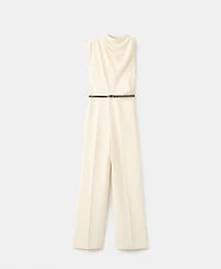 Mango Women's Asymmetric Long Jumpsuit