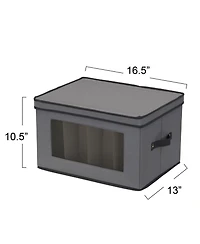 Household Essentials Holiday Stemware Storage Box