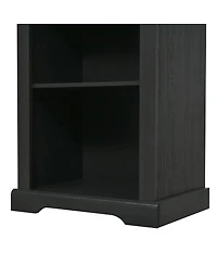 Streamdale Furniture Two-Piece Elegant Freestanding Tall Cabinet with Curved Shelving
