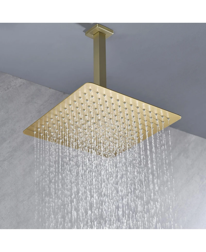 Rainsken Rain Shower Head High Pressure Rainfall Showerhead Water Saving