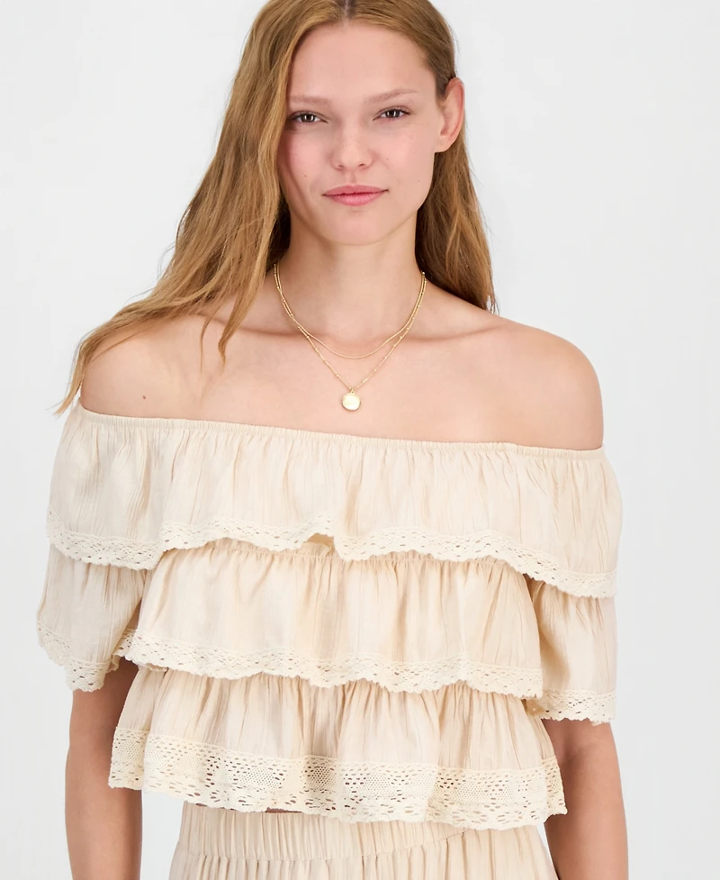 And Now This Women's Ruffled Tiered Top, Macy's Exclusive