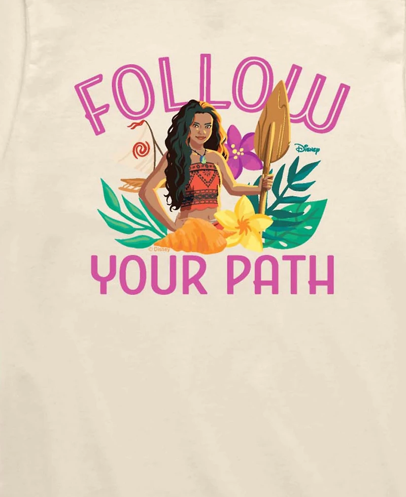 Moana Toddler Boys' 2T-5T Live Action Follow Your Path Short-Sleeve T-Shirt