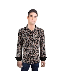 Elie Balleh Men's Slim Fit Paisley Sport Button-Down Shirt