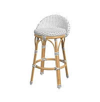 Butler Specialty Inez Seat Height Rattan Low Back Counter Stool
