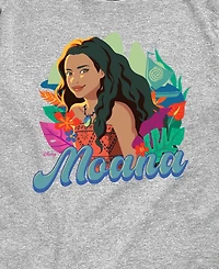 Moana Boys' 8-20 Live Action Florals Graphic T-Shirt