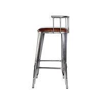 Butler Specialty Coriander Seat Height Leather Bar Height Stool