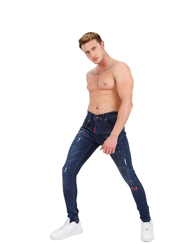 Elie Balleh Men's Stylish Branded Slim Fit Jeans