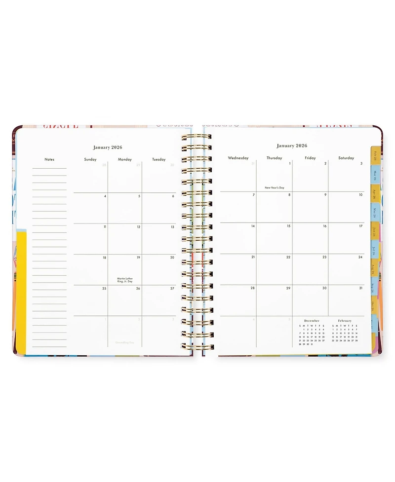 Gnuadz 2026 Planner Hardcover Spiral Stickers