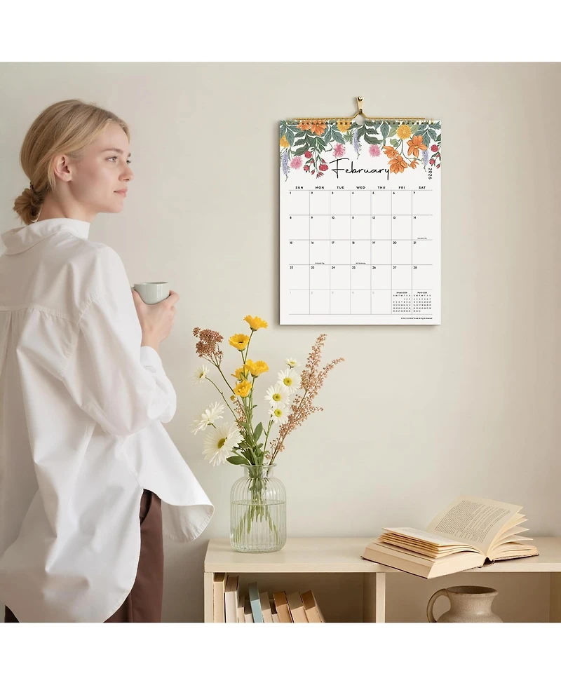 Gnuadz 2026 Wall Calendar 18 Month Twin-Wire Binding
