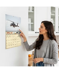 Gnuadz 2026 Helicopters Wall Calendar Wartime Edition