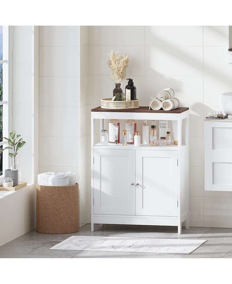 Streamdale Furniture Modern Double-Door Storage Cabinet with Adjustable Shelf