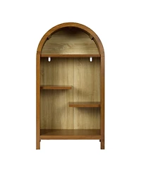Streamdale Furniture 4-Tier Arched Asymmetrical Freestanding Display Shelf