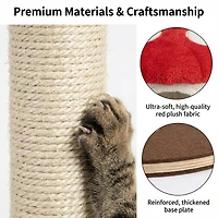 Streamdale Furniture mushroom cat tree with large condo platform ladder