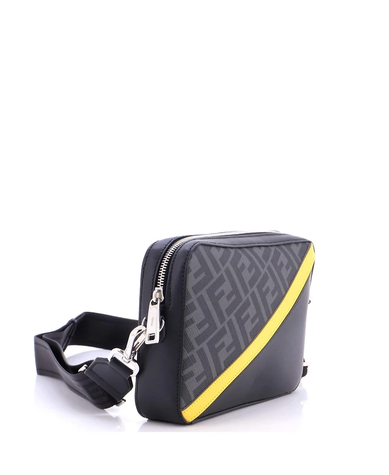Pre-Owned Fendi Small Camera Case Bag Zucca Coated Canvas and Leather