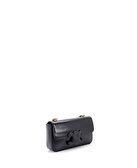 Pre-Owned Celine Small Triomphe Chain Shoulder Bag Leather