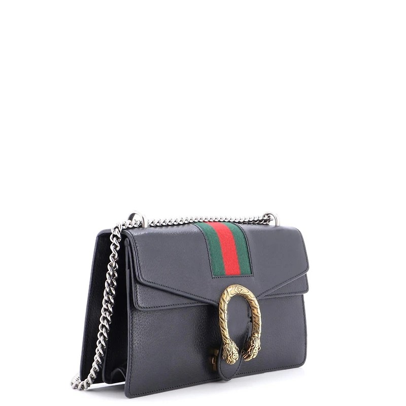 Pre-Owned Gucci Small Web Dionysus Bag Leather