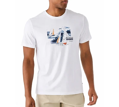 Nautica Men's Sailboat Graphic T-Shirt
