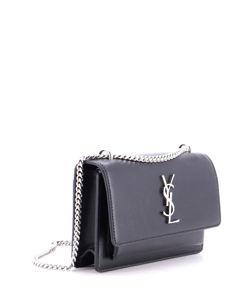 Pre-Owned Saint Laurent Small Sunset Crossbody Bag Leather